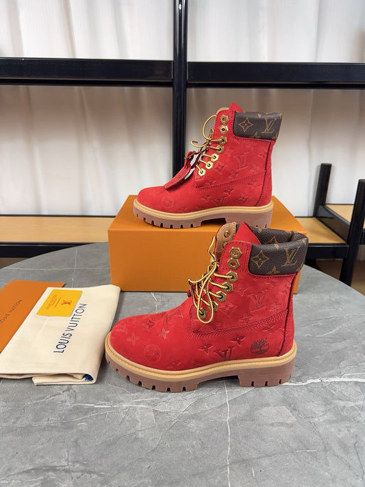 Louis Vuitton x Timberland boots
