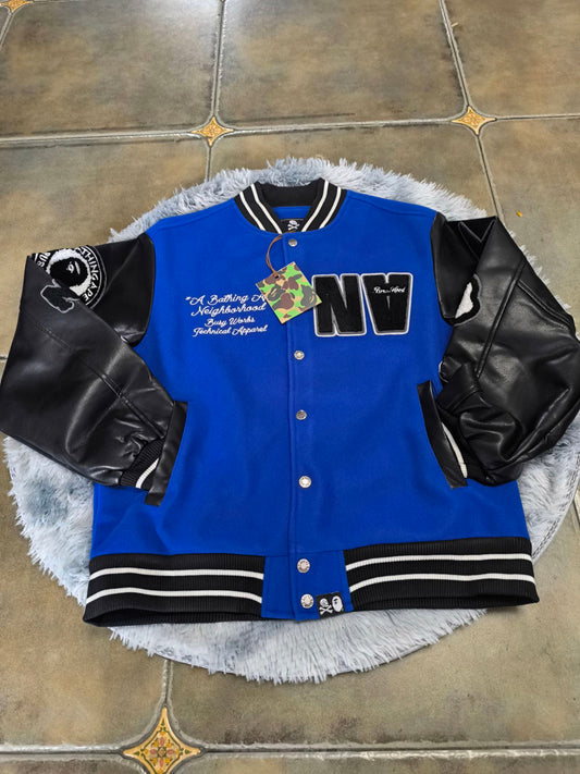 BAPE x Neighborhood Varsity Jacket