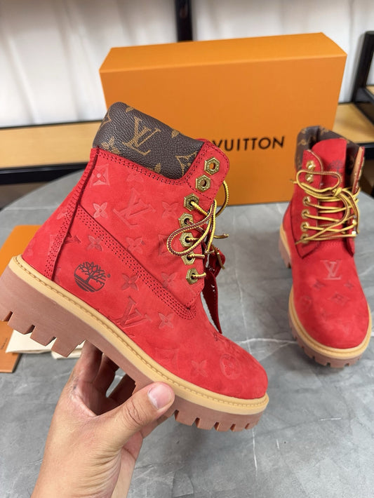 Louis Vuitton x Timberland boots