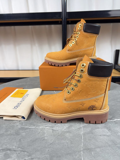 Louis Vuitton x Timberland boots