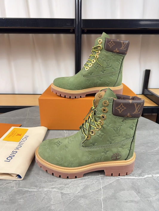 Louis Vuitton x Timberland boots