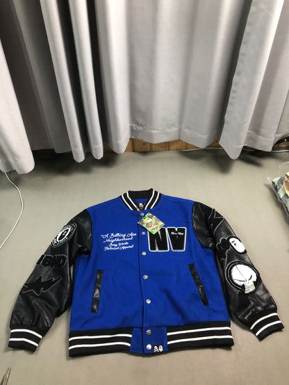 BAPE x Neighborhood Varsity Jacket