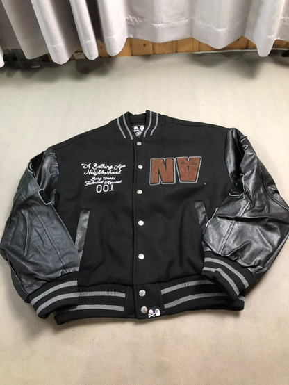 BAPE x Neighborhood Varsity Jacket