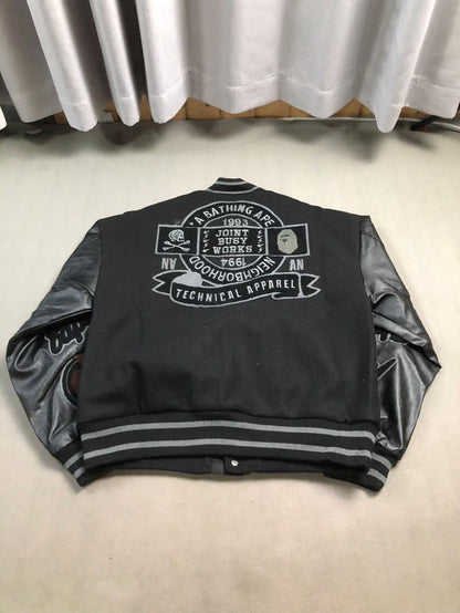BAPE x Neighborhood Varsity Jacket