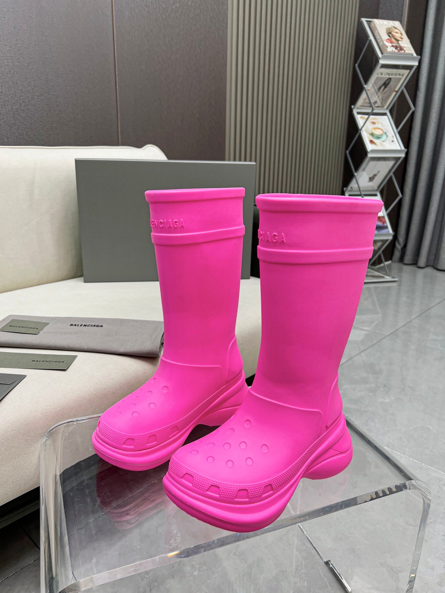 Balenciaga x Crocs Rain Boots
