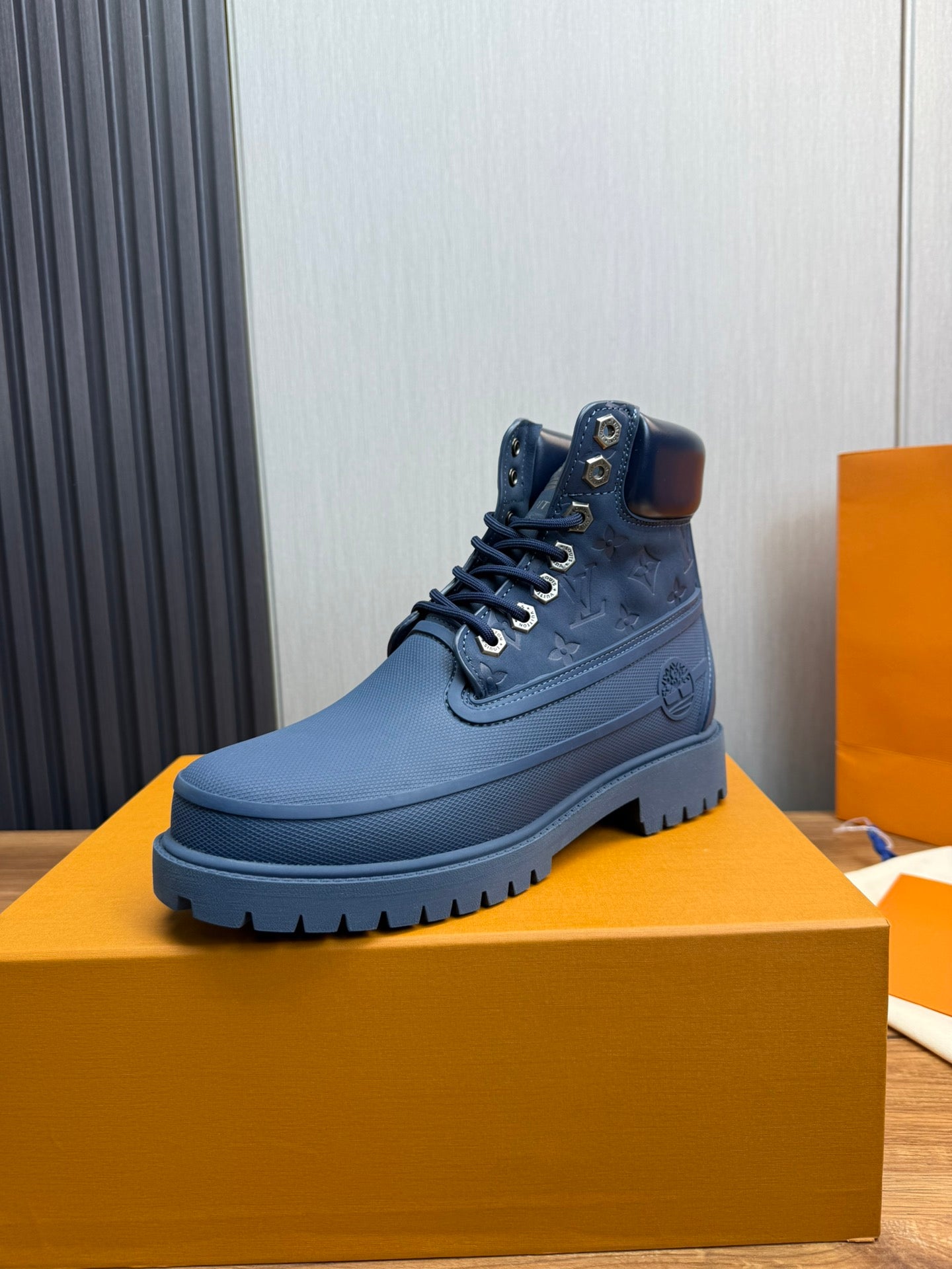 Louis Vuitton x Timberland boots