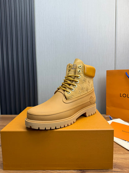Louis Vuitton x Timberland boots