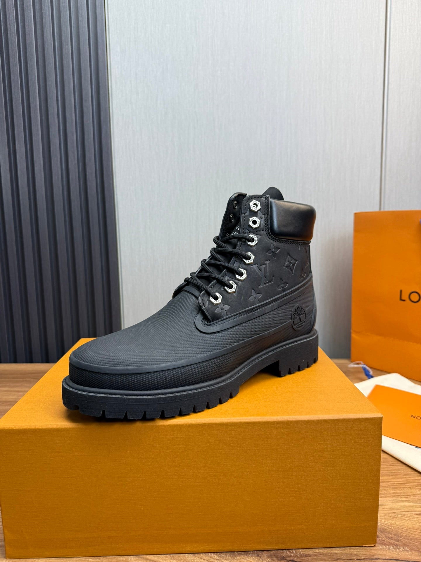 Louis Vuitton x Timberland boots